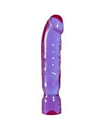 Cristal gelées grand garçon de gode violet