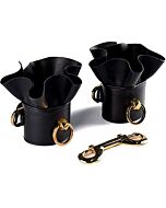 Zalo esposas cuero handcuffs