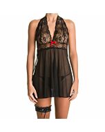 Picardías sabine negro