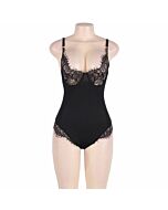 Subblime queen plus teddy con transparencias y flecos