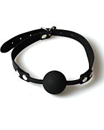 silicone noir balle gag