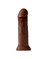 Pene realístico 28cm - marrón