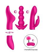 Kit Plaisir 6 Vibrande Clitoris - Rosa