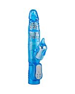 Vibromasseur clitoridien bleu stimulateur