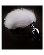 Bouchon argenté avec queue - s