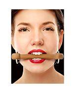 Ouch gag en bois noir