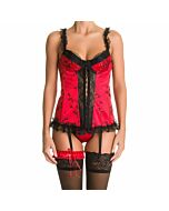 Corpiño martha rojo