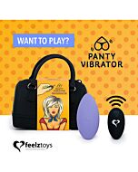 Feelztoys - braguita vibradora con mando - morado
