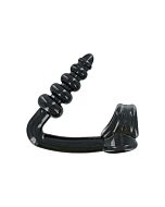 The tower - anillo con plug negro