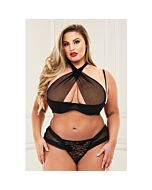 Criss cross bikini set black - conjunto