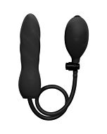 bouchon gonflable Ouch silicone noir torsion