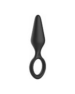 Adrian plug de silicona - negro