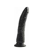 Basix Jelly Penis 19 cm mince noir