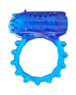 Anillo y vibrador dedo azul