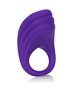 Anillo vibrador recargable de silicona morado