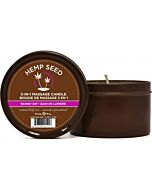 Vela de masaje vainilla