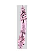 Sceptre strass - stimulateur cristal rose