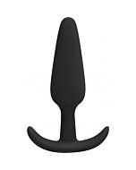 Malo small cork plug anal silicona - negro