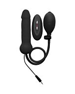 Ouch gonflable vibrateur de silicone de pénis 146cm noir