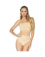 Ensemble microfibre opaque - nude