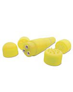 Yellow Neon luv tactile mini massager