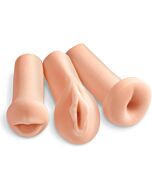 Triple Plaisir - Kit Masturbateurs Réalistes