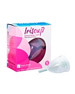 Iriscup transparent petite mestrual de verre