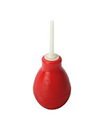 Enema bulb rojo