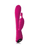 Ripple rabbit - vibrador de silicona rosa