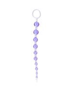 perles anales en silicone violet