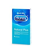 Durex Natural plus 6 unités