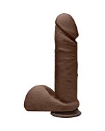 The perfect d pene realístico 17 cm chocolate