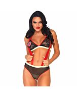 Leg avenue sujetador con tirantes talla unica