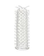 Cas de séduction pour pénis en silicone transparent