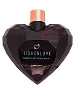 High on love - peinture corporelle chocolat - 100 ml