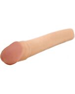 Cyberskin 5 cm xtra funda de pene con vibracion