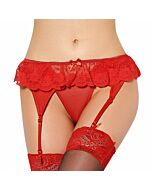 String de luxe rouge
