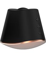 Dazzling estimulador de clítoris con rotación - negro