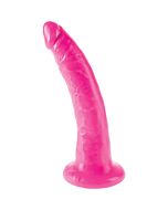 Dildo 19 cm delgado rosa