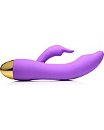 Vibromasseur en silicone G-Focus 10x vient ici - violet