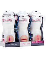 pack mâle Masturbateur 3 bouche, le cul et la chatte