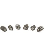 Puissance manchon de pénis noir 6pcs fixé