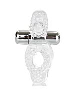Wireless passion anillo vibrador transparente