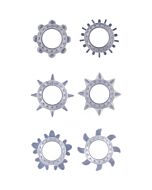 Cg set de anillos para el pene - transparente