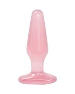 Cristal plug anal Gelées rose moyen