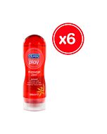 Durex gel de jeu 200 ml massage sensuel (6 pièces)