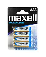 Blister 4 Piles AAA Maxell Alcalines