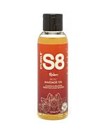 S8 aceite de masaje relax: té verde y flor lila - 125ml