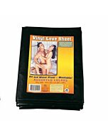 Feuille de vinyle noir