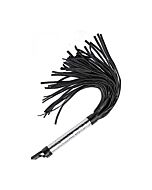 Látigo de metal y cuero 40cm